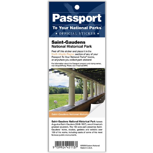 Saint-Gaudens NHP Passport Sticker